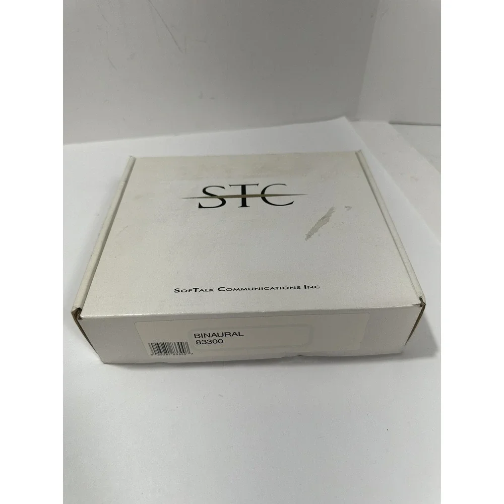 SofTalk Communications Tele-Link 80100 Amplifier & Binaural 83300 Headset Bundle